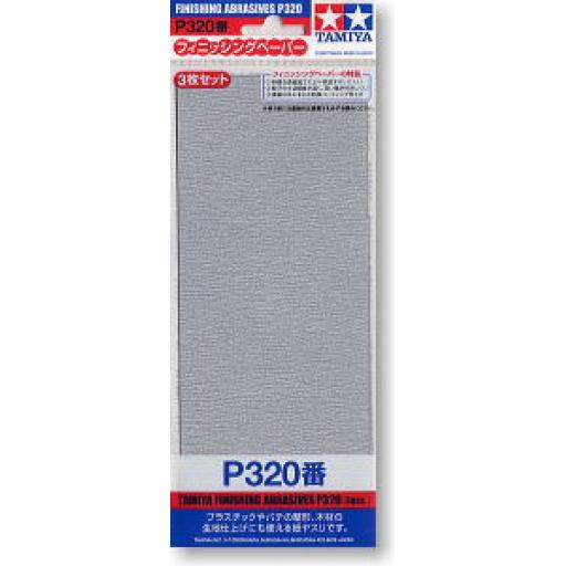 87094 P320 Finishing Abrasives 3Pcs Tamiya