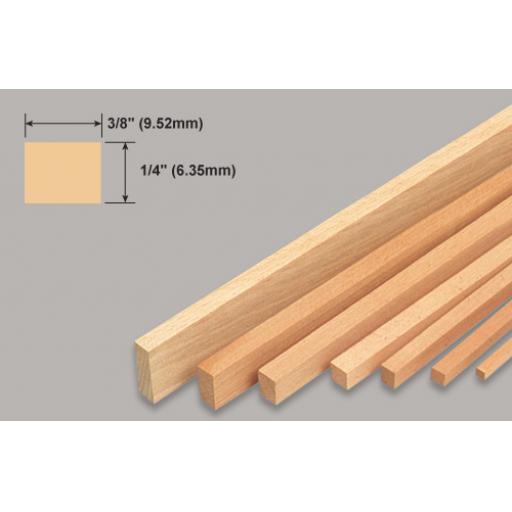 1/4 X 3/8 Balsa Strip