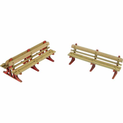 Po502 Platform Benches (Oo/Ho Gauge) Metcalfe