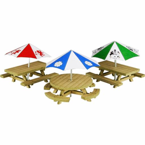 Po510 Picnic Tables (Oo/Ho Gauge) Metcalfe