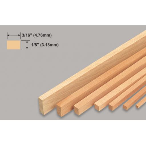 1/8 X 3/16 Balsa Strip