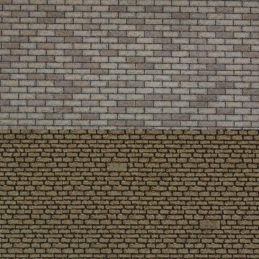 Pn902 Mixed Stonework B1 & M2 Style Sheets Ho/Oo Metcalfe