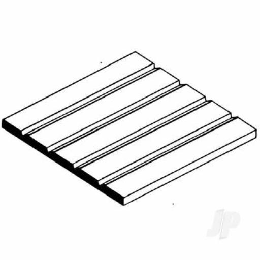 2030 V-Groove 0.75Mm (.30') Spacing 0.5Mm (.020') Thick Evergreen