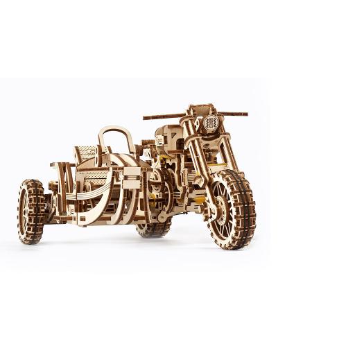 Ug70137 Ugears Scrambler Ugr10 Motorbike With Sidecar