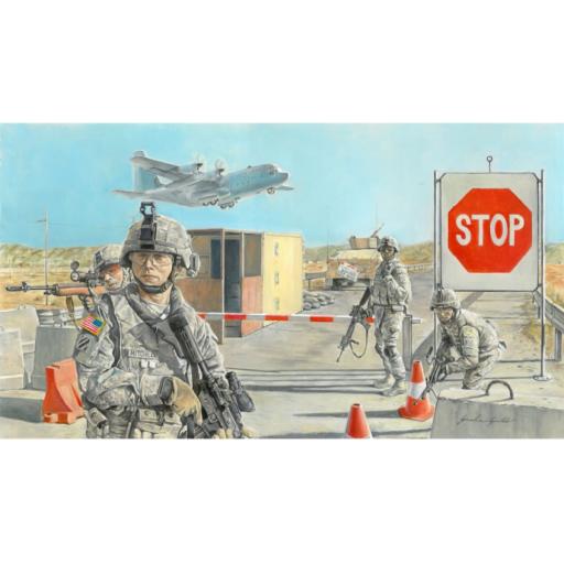 6521 Road Block & U.S. Soldiers 1:35 Italiri