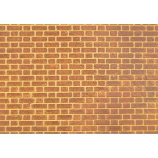 Fbs703 O Gauge 7Mm Flemish Bond Brickwork 270Mm X 370Mm Unpainted Styrene Sheet