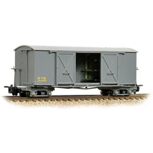 393-025A Bogie Covered Goods Ambulance Wd Grey Bachmann