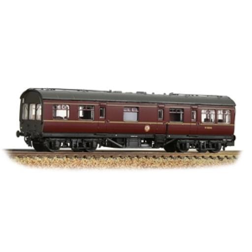 374-889 50Ft Ex-Lms Full Brake Coach Br Maroon