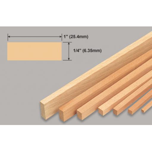 1/4 X 1 Balsa Strip