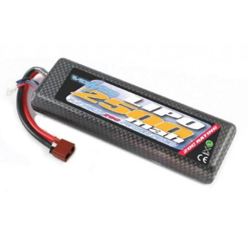 7.4V 2500Ma 30C Li-Poly Battery Hard Case