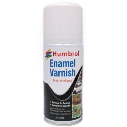 Enamel Satin Varnish No.135 Spray Humbrol