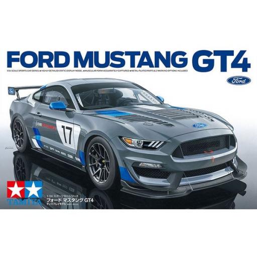 24354 Ford Mustang Gt4 1:24 Tamiya