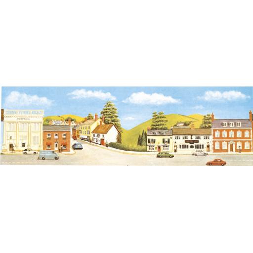 Sk-30 Market Town Extension Backscene Large 228 X 736Mm (9 X 29In) Peco