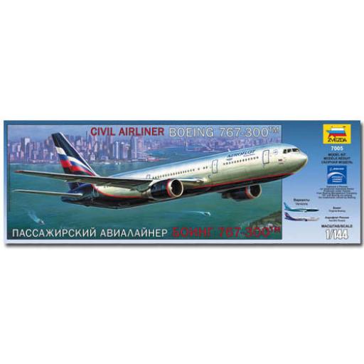 7005 Boeing 767-300 Civil Airliner 1:144 Zvezda