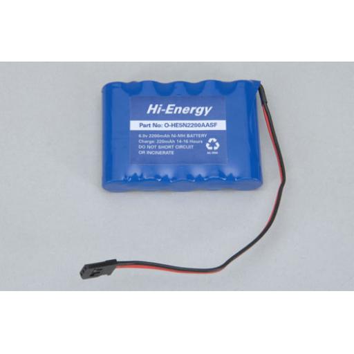 6V 2000Ma Nimh Battery (5 X Aa) Flat Rx Pack