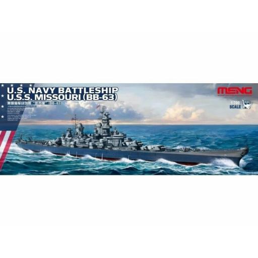 Ps-004 Uss Missouri Bb-63 Battleship 1:700 Meng