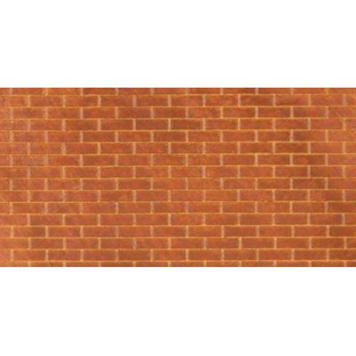 58202 N Gauge 2Mm Scale English Bond Brick 270Mm X 370Mm Unpainted Styrene Sheet