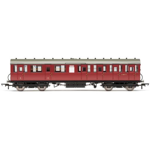 R4521C Br, 51' Gresley Non-Vestibuled Suburban Composite, E88067E- Era 5