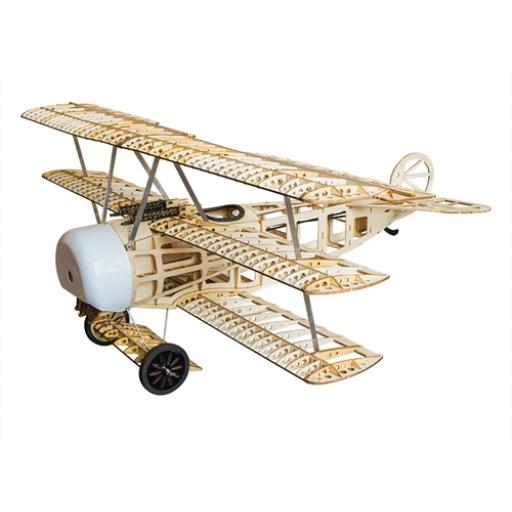 Dw Fokker Dr1 Triplane Balsa Kit With Motor & Esc 770Mm Wingspan S1703