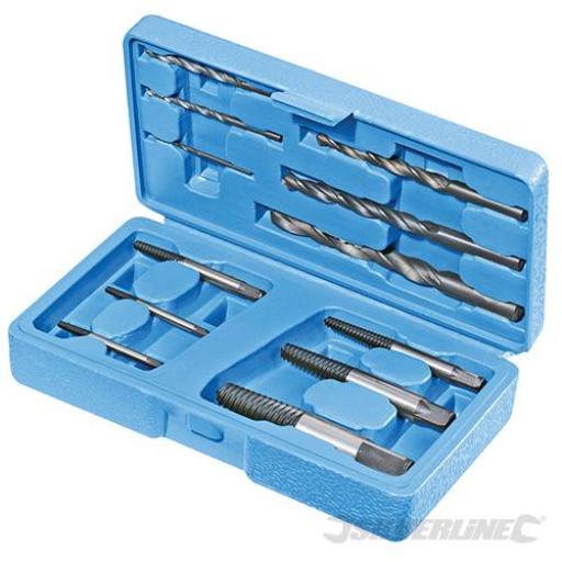 12Pcs Screw Extractor Set Silverline 371762