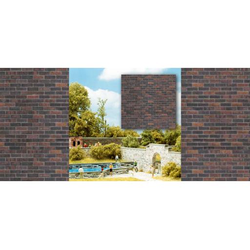 7424 Busch Brick Decor Card Sheets 210 X 148Mm 2Pcs