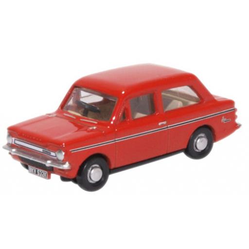 76Hi003 Hillman Imp Firebrand Red 1:76 Oxford