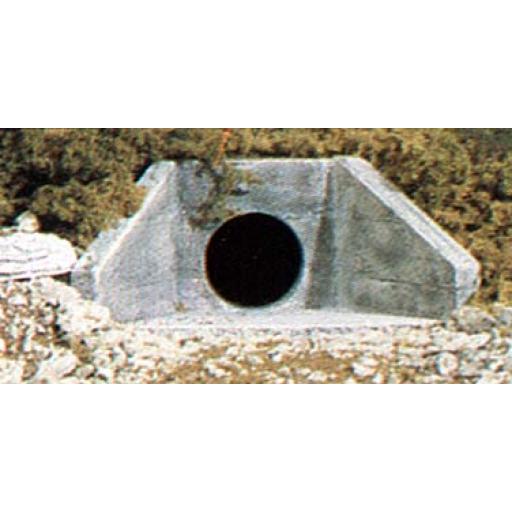 C1262 Two Concrete Culverts Woodland Scenics