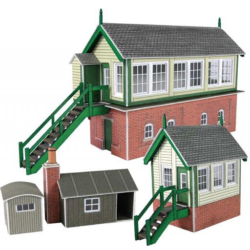 Pn133 Signal Box Set (N Gauge) Metcalfe