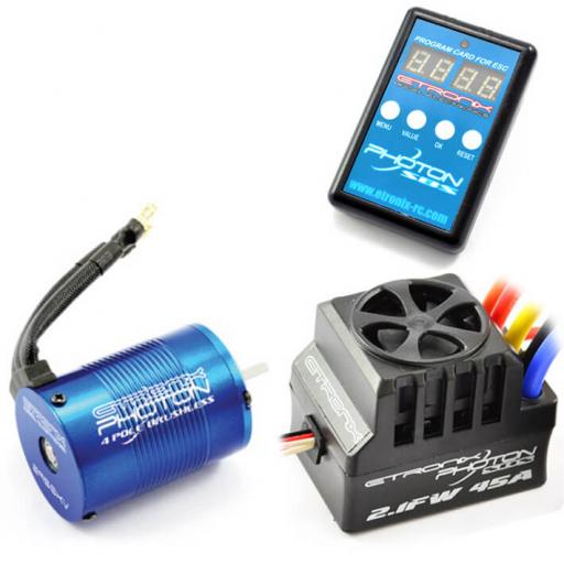 Et0420 Etronix Photon 2.1Fw 13T 2950Kv Motor & 60 Amp Esc Brushless Combo