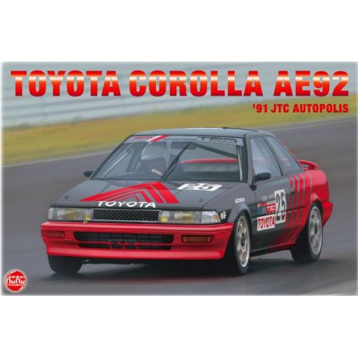 24025 TOYOTA COROLLA AE92 1991 JTC AUTOPOLIS 1:24 NUNU AOSHIMA