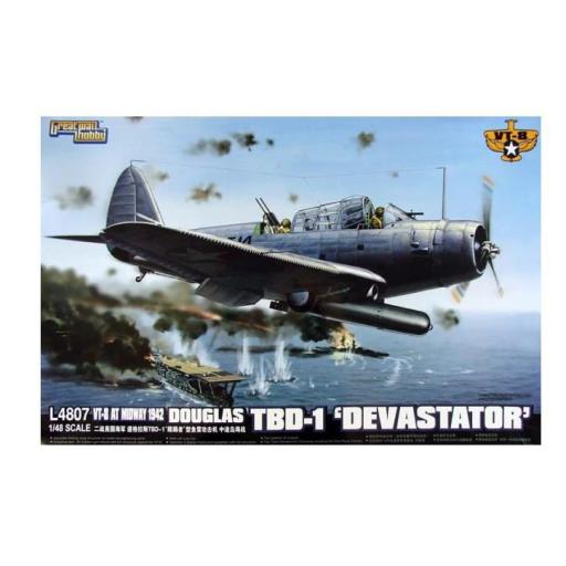 L4807 DOUGLAS DEVASTATOR TBD-1 VT8 MIDWAY 1942 1:48 GWH
