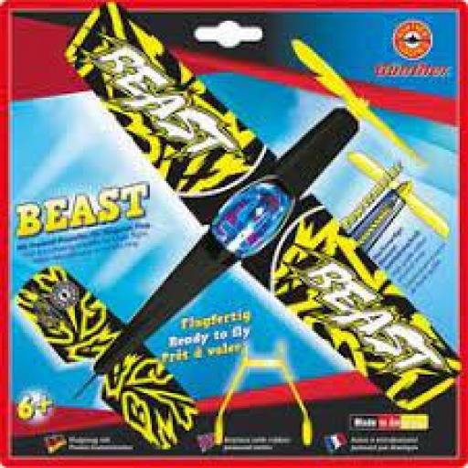 BEAST RUBBER BAND PLANE GUNTHER 1607