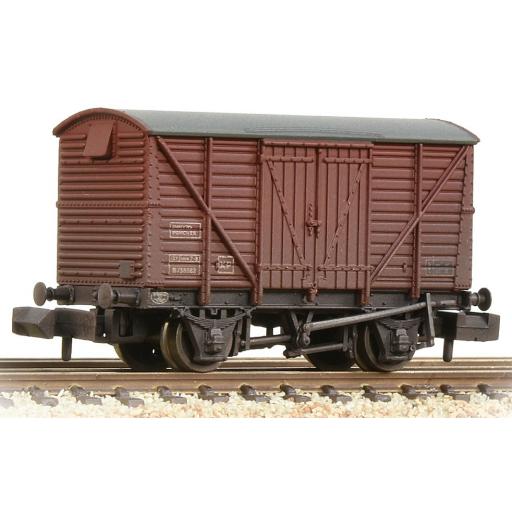 373-703B Br 12 Ton Ventilated Van Br Bauxite Late Weathered Graham Farish