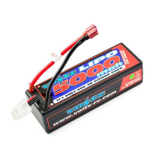 11.1V 5000mah HARD CASE DEANS 50c LIPO VOLTZ