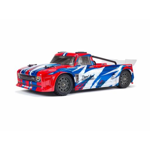 ARRMA INFRACTION MEGA BRUSHED 1:8 4x4 STREET BASH TRUCK RED/BLUE ARTF ARA4215V3BIT1