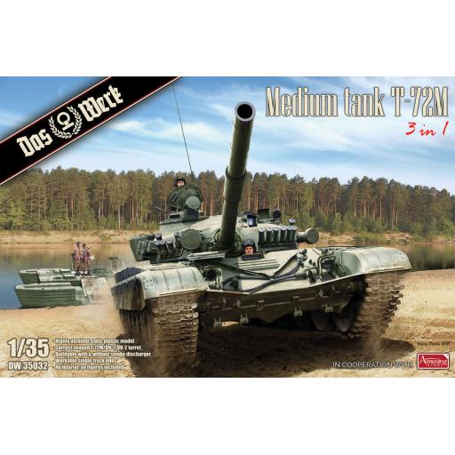 DW35032 MEDIUM TANK T-72M DAS WERK 1:35 COLD WAR MEDIUM TANK