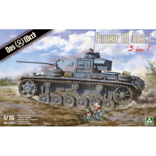 16002 PANZER III AUSF.J 1/16 DAS WERK TAKOM