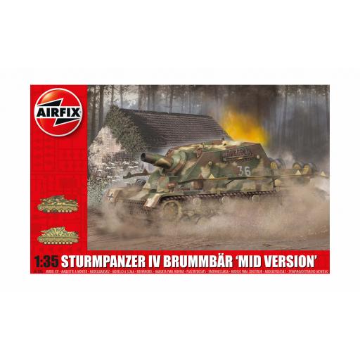 A1376 STURMPANZER IV BRUMMBAR MID VERSION 1:35 AIRFIX