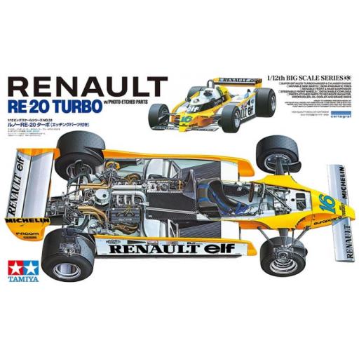 12033 RENAULT RE-20 TURBO 1:12 TAMIYA