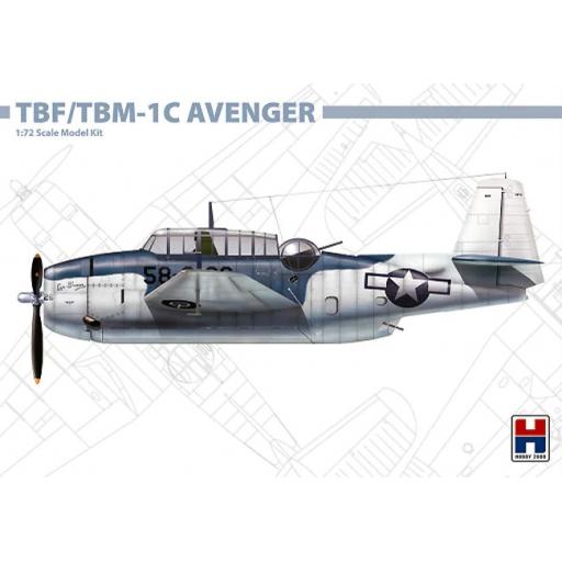 72009 TBF/TBM-1C GRUMMAN AVENGER 1:72 HOBBY 2000