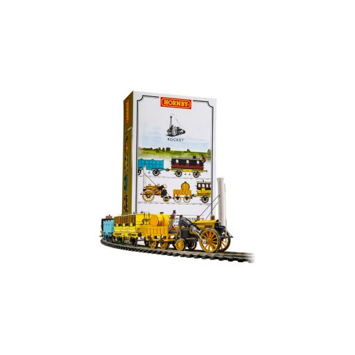 R3956 L&MR STEPHENSONS ROCKET MAIL COACH TRAIN PACK