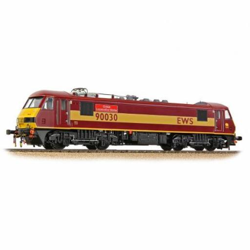 32-619 CLASS 90 90030 CREWE LOCOMOTIVE WORKS EWS BACHMANN (21 DCC)