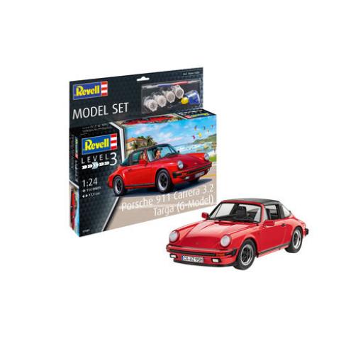 67689 PORSCHE 911 CARRERA 3.2 TARGA G-MODEL 1:24 REVELL MODEL SET
