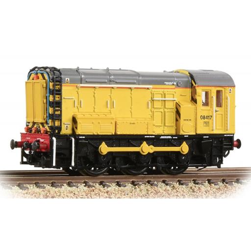 371-011 CLASS 08 08417 NETWORK RAIL YELLOW (NEXT 18 DCC)