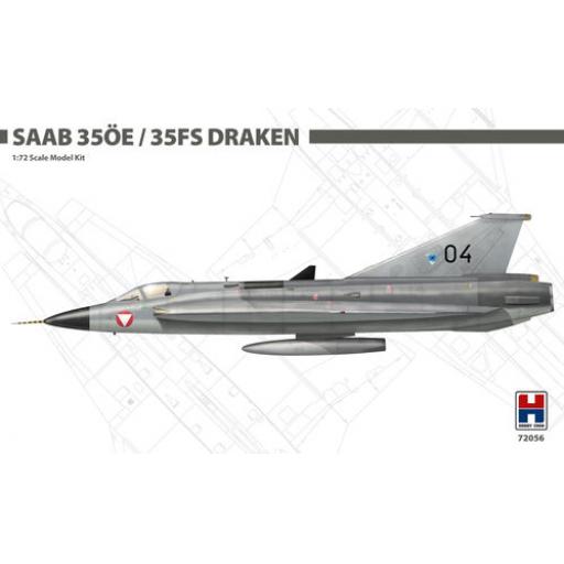 72056 SAAB 350E/35FS DRAKEN 1:72 HOBBY 2000