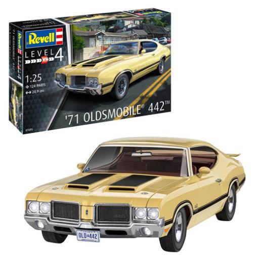 07695 1971 OLDSMOBILE 442 1:25 REVELL