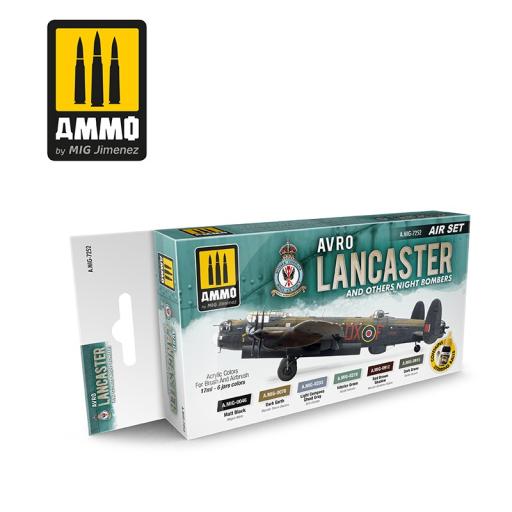 MIG 7252 AVRO LANCASTER BOMBER ACRYLIC PAINT SET