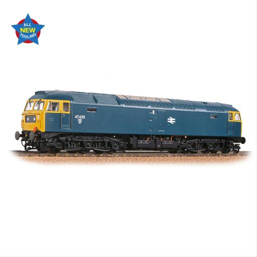 35-414 CLASS 47/4 47435 BR BLUE (DCC READY) BACHMANN