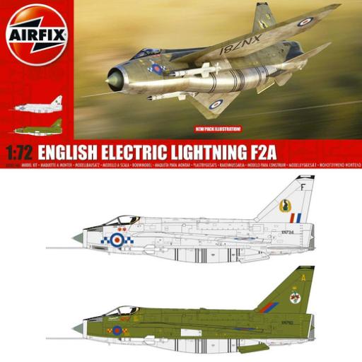 A04054A ENGLISH ELECTRIC LIGHTNING F.2A 1:72 AIRFIX