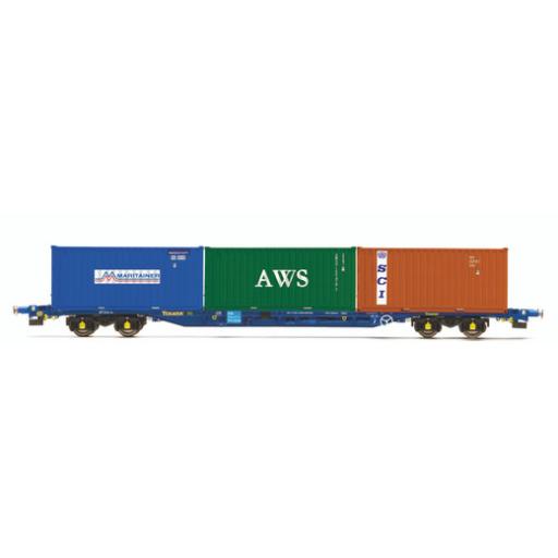 R60131 KFA 3x 20FT TOUAX CONTAINER WAGON HORNBY